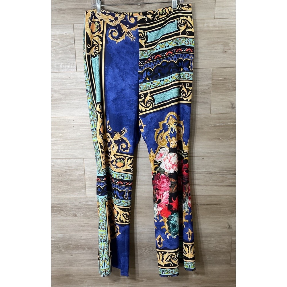 Alice + Olivia Teeny Bootcut Pants Sz 14 in Perfect Day Fit & Flare Maximalist
